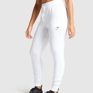 Gymshark Pippa Training Joggers. White. NWOT.